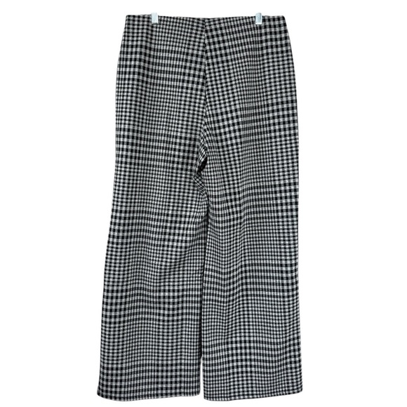 H&M Wide Leg Black and Gray Dress Pants Size Large - Picture 2 of 5